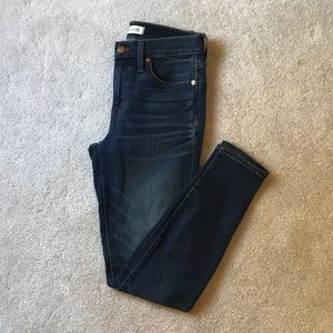 Madewell high rise skinny jean